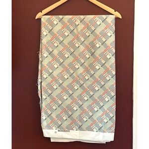 1983 P. Kaufmann Fabric Morning Light Screen Print Postmod  Geometric 80s Decor
